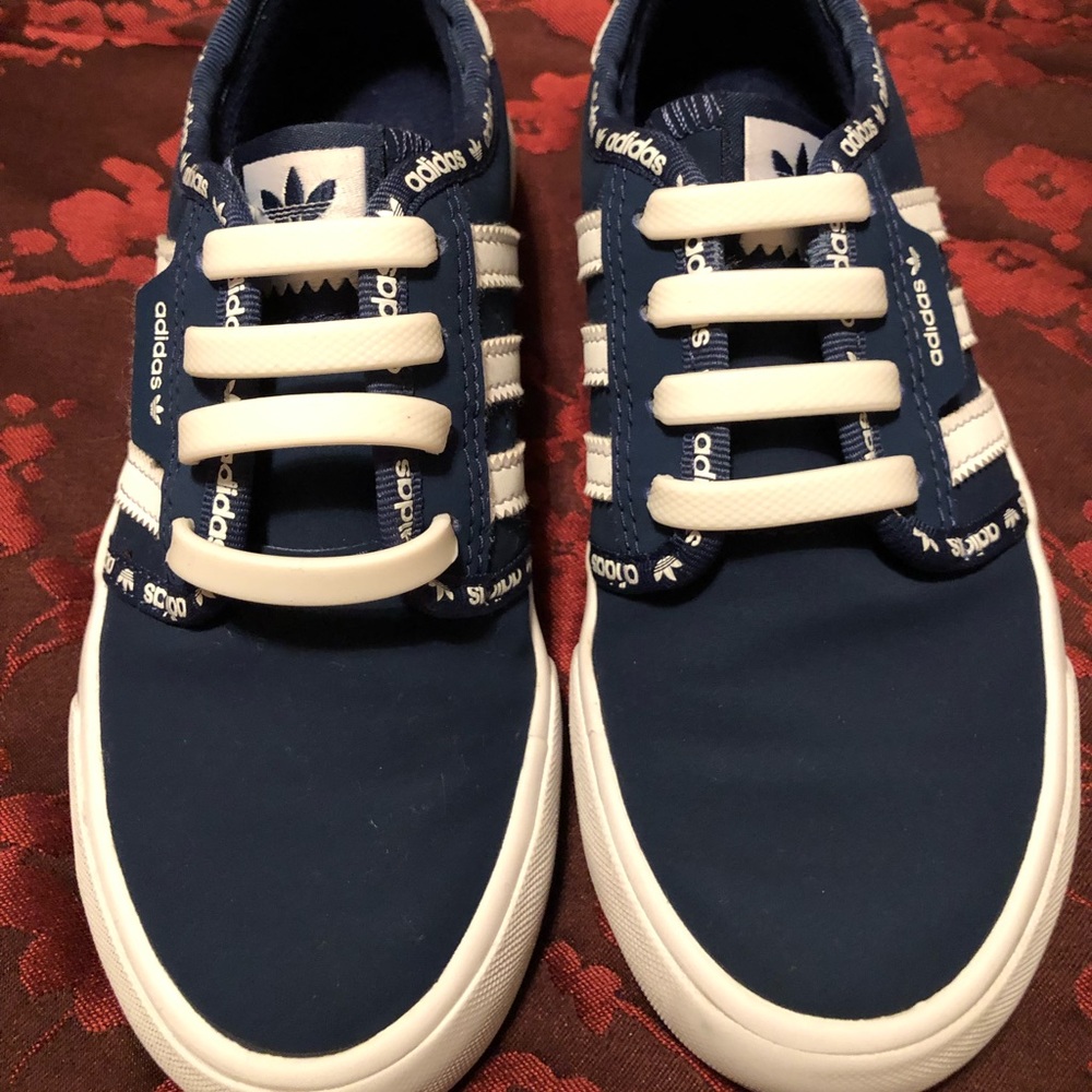 SOLD Blue 12c & Black 12.5c Toddler Adidas - Picture 1 of 8